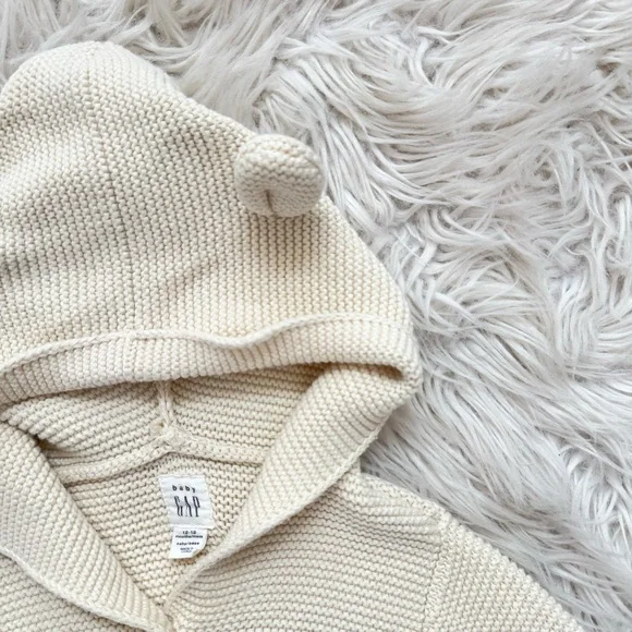 GAP Baby Brannan Bear Zip Up Cardigan - Picture 6 of 9